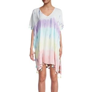 Surf Gypsy Tie Dye Tassel Swim Coverup